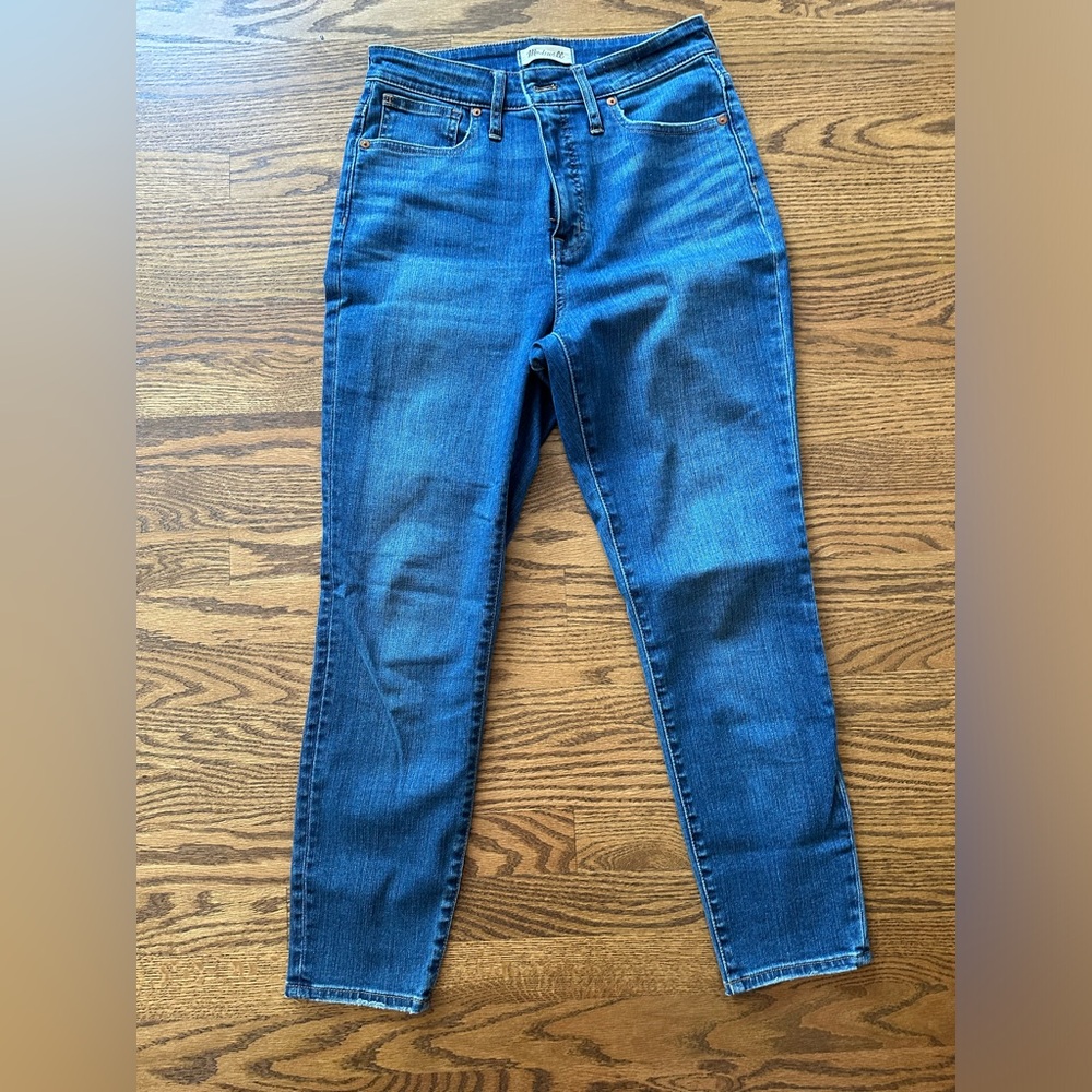 Madewell Curvy High Rise Skinny crop.
